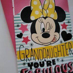 FREE hallmark Happy Birthday card Minnie Mouse with minimum purchase of $59
